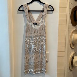 French Connection art deco sequin dress